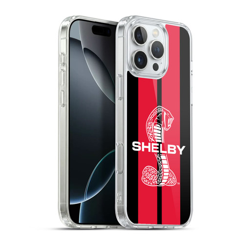 Shelby Car Graphics Red Soft Gel Case for Apple iPhone 16 Pro Max & MagSafe