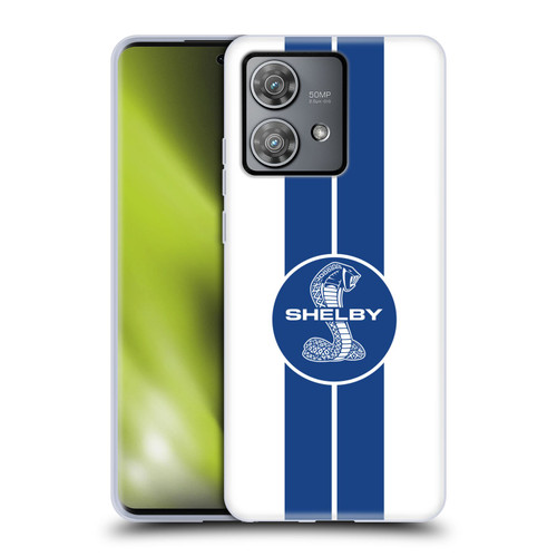 Shelby Car Graphics 1965 427 S/C White Soft Gel Case for Motorola Edge 40 Neo 5G