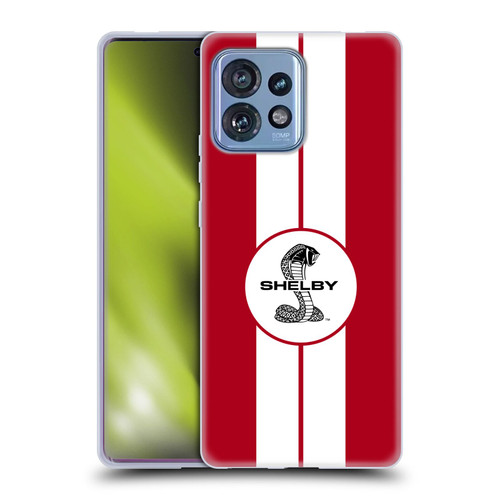Shelby Car Graphics 1965 427 S/C Red Soft Gel Case for Motorola Moto Edge 40 Pro