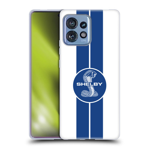 Shelby Car Graphics 1965 427 S/C White Soft Gel Case for Motorola Moto Edge 40 Pro