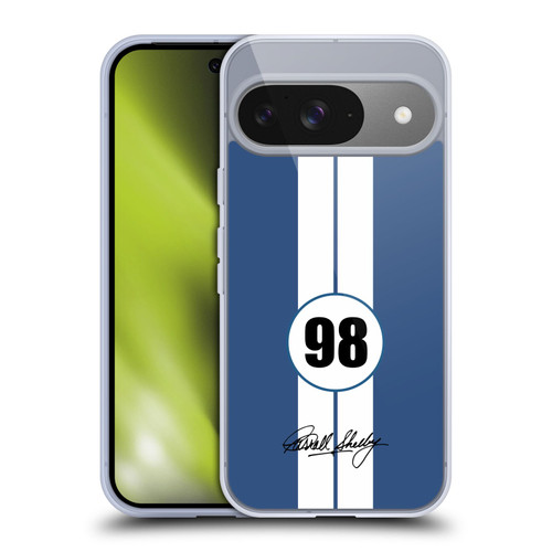 Shelby Car Graphics 1965 427 S/C Blue Soft Gel Case for Google Pixel 9 / Pixel 9 Pro