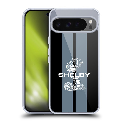 Shelby Car Graphics Gray Soft Gel Case for Google Pixel 9 Pro XL