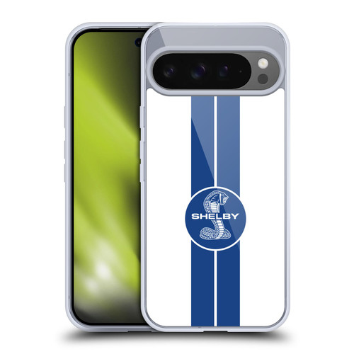 Shelby Car Graphics 1965 427 S/C White Soft Gel Case for Google Pixel 9 Pro XL
