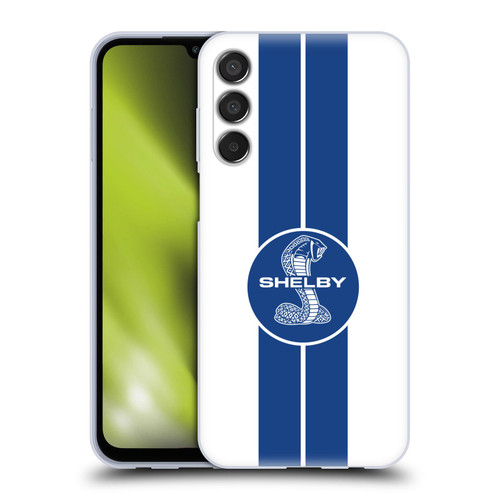 Shelby Car Graphics 1965 427 S/C White Soft Gel Case for Samsung Galaxy M15/F15 5G