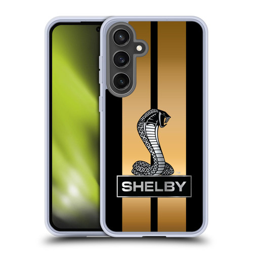 Shelby Car Graphics Gold Soft Gel Case for Samsung Galaxy S24 FE & MagSafe