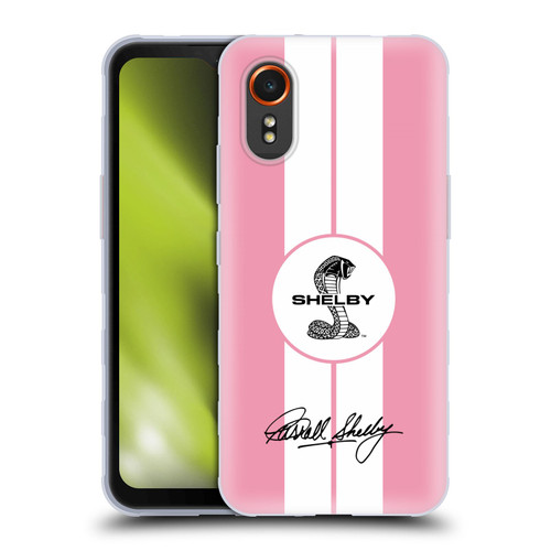 Shelby Car Graphics 1965 427 S/C Pink Soft Gel Case for Samsung Galaxy Xcover7 5G