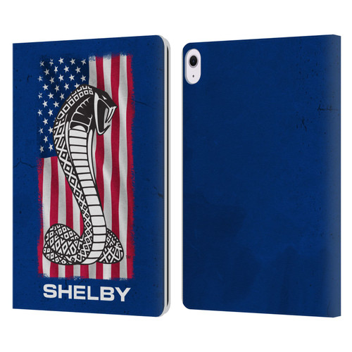 Shelby Logos American Flag Leather Book Wallet Case Cover For Apple iPad Air 13 2024