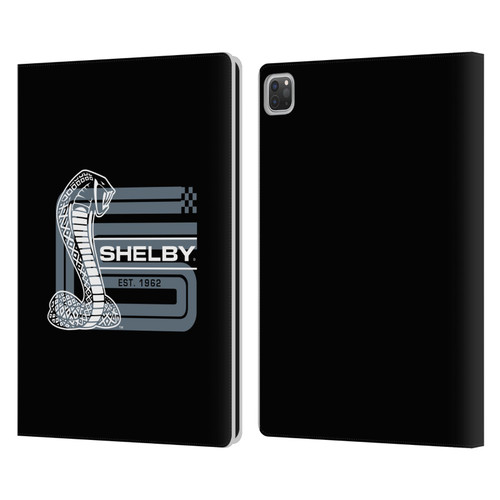 Shelby Logos CS Super Snake Leather Book Wallet Case Cover For Apple iPad Pro 13 M4 2024