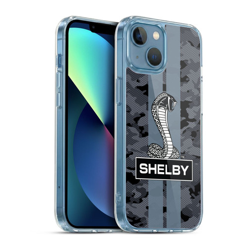 Shelby Logos Camouflage Soft Gel Case for Apple iPhone 13 Mini