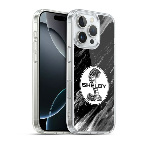 Shelby Logos Marble Soft Gel Case for Apple iPhone 16 Pro