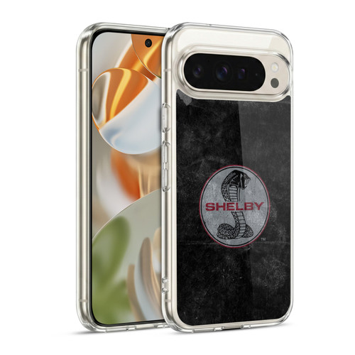 Shelby Logos Distressed Black Soft Gel Case for Google Pixel 9 / Pixel 9 Pro