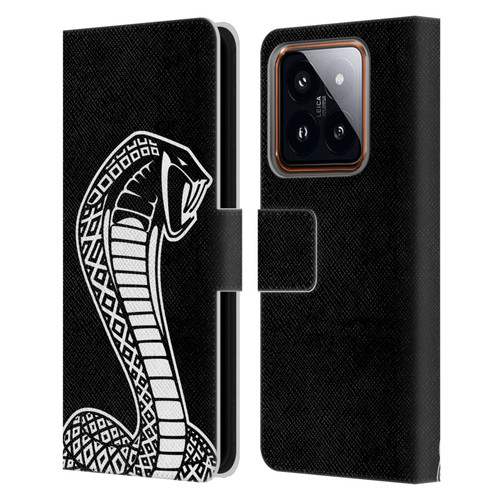 Shelby Logos Oversized Leather Book Wallet Case Cover For Xiaomi 14