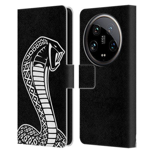 Shelby Logos Oversized Leather Book Wallet Case Cover For Xiaomi 14 Ultra