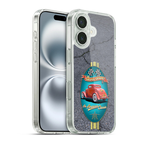 Larry Grossman Retro Collection Deuce Coupe Classic Soft Gel Case for Apple iPhone 16 & MagSafe