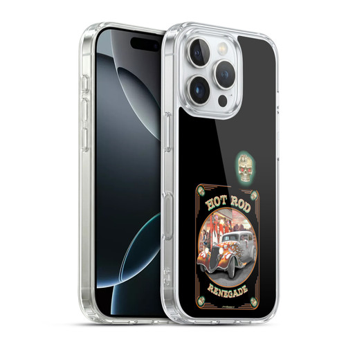 Larry Grossman Retro Collection Hot Rod Renegade Soft Gel Case for Apple iPhone 16 Pro & MagSafe
