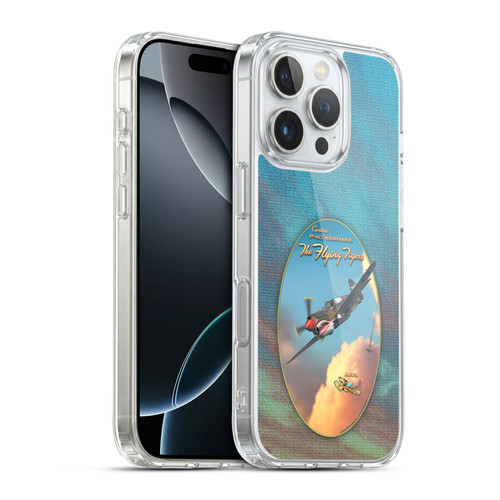 Larry Grossman Retro Collection P-40 Warhawk Flying Tiger Soft Gel Case for Apple iPhone 16 Pro & MagSafe