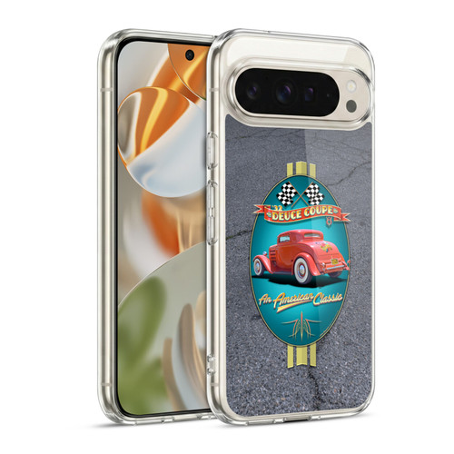 Larry Grossman Retro Collection Deuce Coupe Classic Soft Gel Case for Google Pixel 9 / Pixel 9 Pro