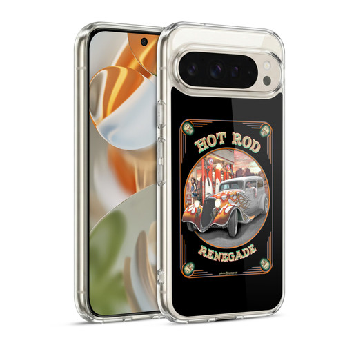 Larry Grossman Retro Collection Hot Rod Renegade Soft Gel Case for Google Pixel 9 / Pixel 9 Pro