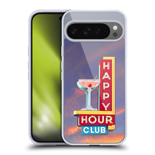 Larry Grossman Retro Collection Happy Hour Club Soft Gel Case for Google Pixel 9 Pro XL