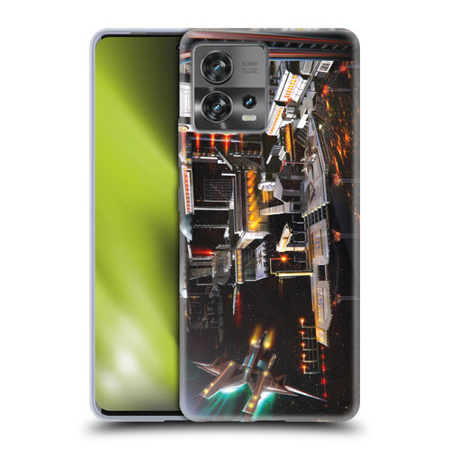 Anthony Christou Art Space Station Soft Gel Case for Motorola Moto Edge 30 Fusion