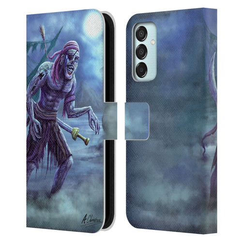 Anthony Christou Art Zombie Pirate Leather Book Wallet Case Cover For Samsung Galaxy M15/F15 5G