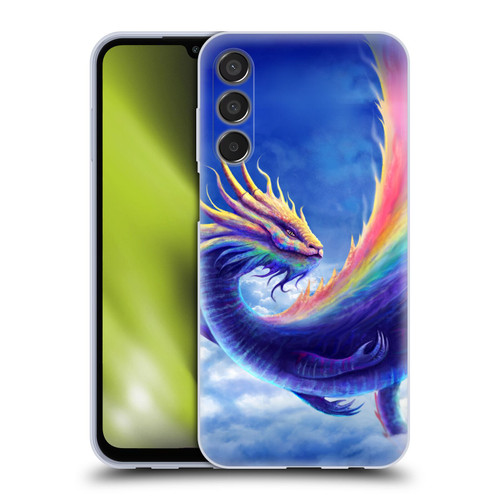 Anthony Christou Art Rainbow Dragon Soft Gel Case for Samsung Galaxy M15/F15 5G