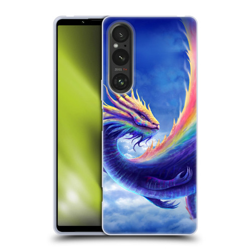 Anthony Christou Art Rainbow Dragon Soft Gel Case for Sony Xperia 1 V 5G