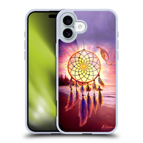 Anthony Christou Fantasy Art Beach Dragon Dream Catcher Soft Gel Case for Apple iPhone 16 Plus