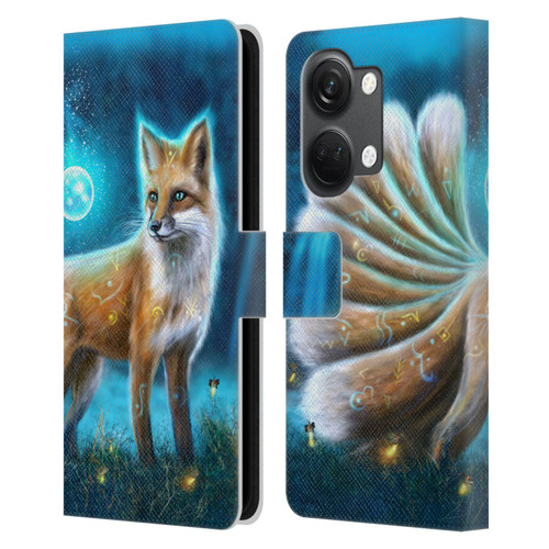 Anthony Christou Fantasy Art Magic Fox In Moonlight Leather Book Wallet Case Cover For OnePlus Nord 3 5G