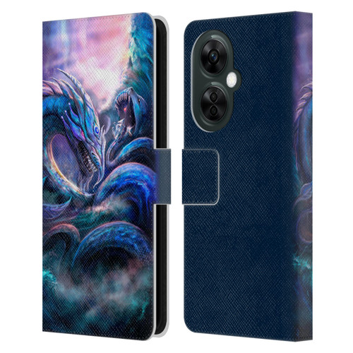 Anthony Christou Fantasy Art Leviathan Dragon Leather Book Wallet Case Cover For OnePlus Nord CE 3 Lite 5G