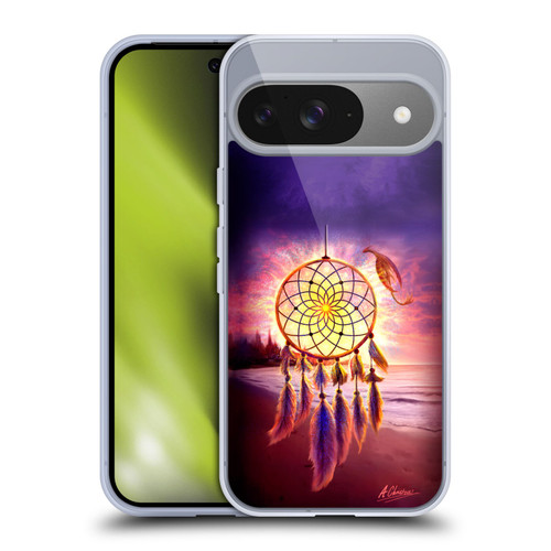 Anthony Christou Fantasy Art Beach Dragon Dream Catcher Soft Gel Case for Google Pixel 9 / Pixel 9 Pro
