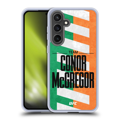 UFC Fighter Team Conor McGregor Flag Soft Gel Case for Samsung Galaxy S24 FE