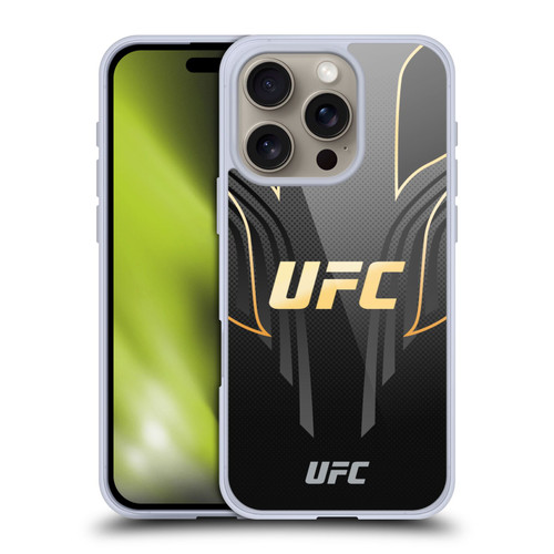 UFC Logo Black Gold Jersey Soft Gel Case for Apple iPhone 16 Pro UFC Logo Black Gold Jersey Soft Gel Case for Apple iPhone 16 Pro