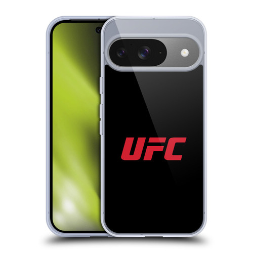 UFC Logo Black Red Soft Gel Case for Google Pixel 9 / Pixel 9 Pro