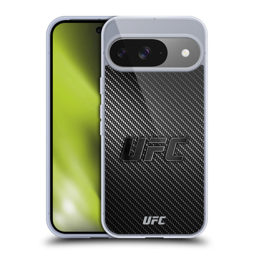 UFC Logo Carbon Fiber Soft Gel Case for Google Pixel 9 / Pixel 9 Pro
