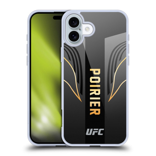 UFC Dustin Poirier Fighter Kit Soft Gel Case for Apple iPhone 16 Plus