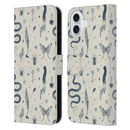 Episodic Drawing Art Mystical Collection Leather Book Wallet Case Cover For Apple iPhone 16 Plus