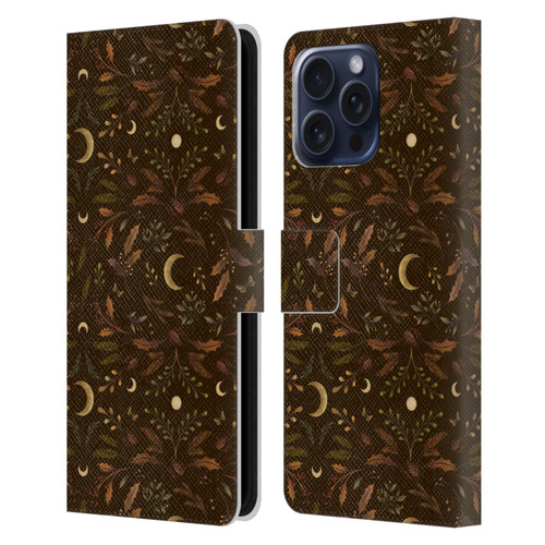 Episodic Drawing Art Winter Merry Patterns Leather Book Wallet Case Cover For Apple iPhone 16 Pro Max