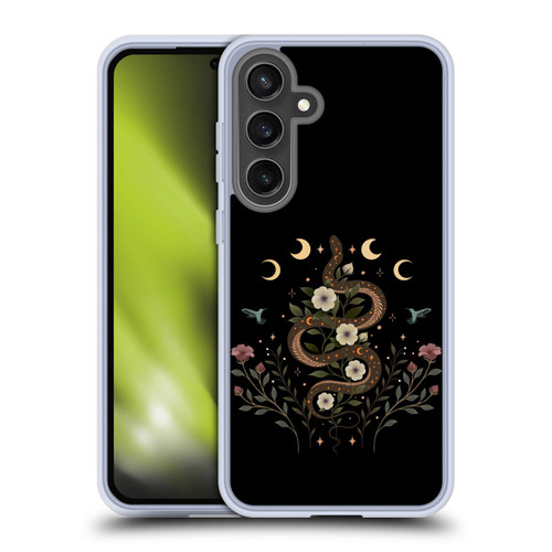 Episodic Drawing Illustration Animals Serpent Spell Soft Gel Case for Samsung Galaxy S24 FE