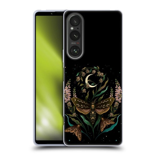 Episodic Drawing Illustration Animals Death Head Soft Gel Case for Sony Xperia 1 V 5G