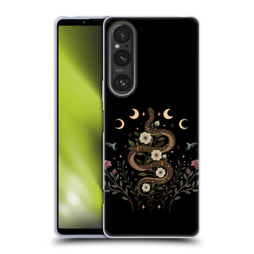 Episodic Drawing Illustration Animals Serpent Spell Soft Gel Case for Sony Xperia 1 V 5G