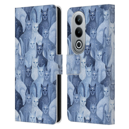 Episodic Drawing Pattern Cats Leather Book Wallet Case Cover For OPPO OnePlus Ace 3V 5G