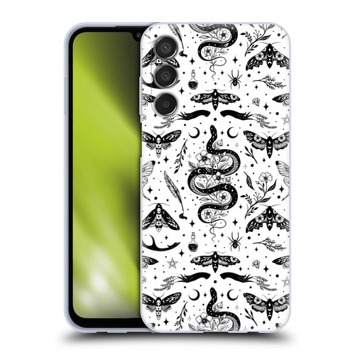 Episodic Drawing Pattern Flash Tattoo Soft Gel Case for Samsung Galaxy M15/F15 5G