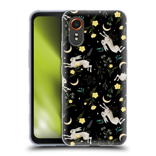 Episodic Drawing Pattern Bunny Night Soft Gel Case for Samsung Galaxy Xcover7 5G
