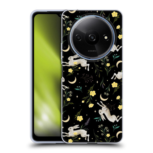 Episodic Drawing Pattern Bunny Night Soft Gel Case for Xiaomi Redmi A3