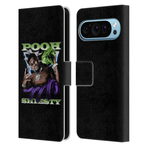 Pooh Shiesty Graphics Photo Leather Book Wallet Case Cover For Google Pixel 9 / Pixel 9 Pro