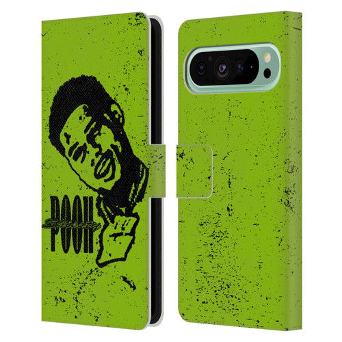 Pooh Shiesty Graphics Sketch Leather Book Wallet Case Cover For Google Pixel 9 Pro XL