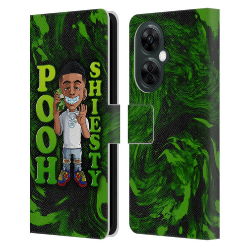 Pooh Shiesty Graphics Green Leather Book Wallet Case Cover For OnePlus Nord CE 3 Lite 5G