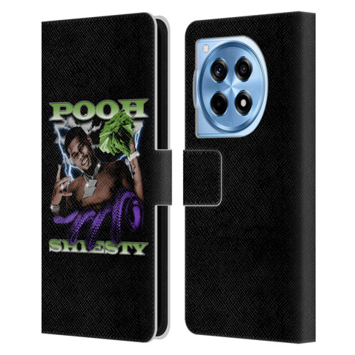 Pooh Shiesty Graphics Photo Leather Book Wallet Case Cover For OnePlus 12R
