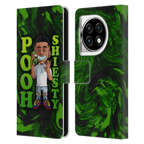 Pooh Shiesty Graphics Green Leather Book Wallet Case Cover For OPPO OnePlus Ace 3 5G